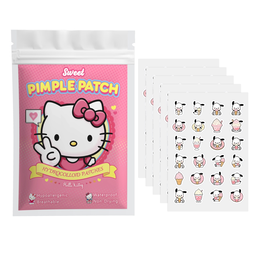 Skincare The Originote - 48/120PCS Patchs anti-acné Hello Kitty, patchs
