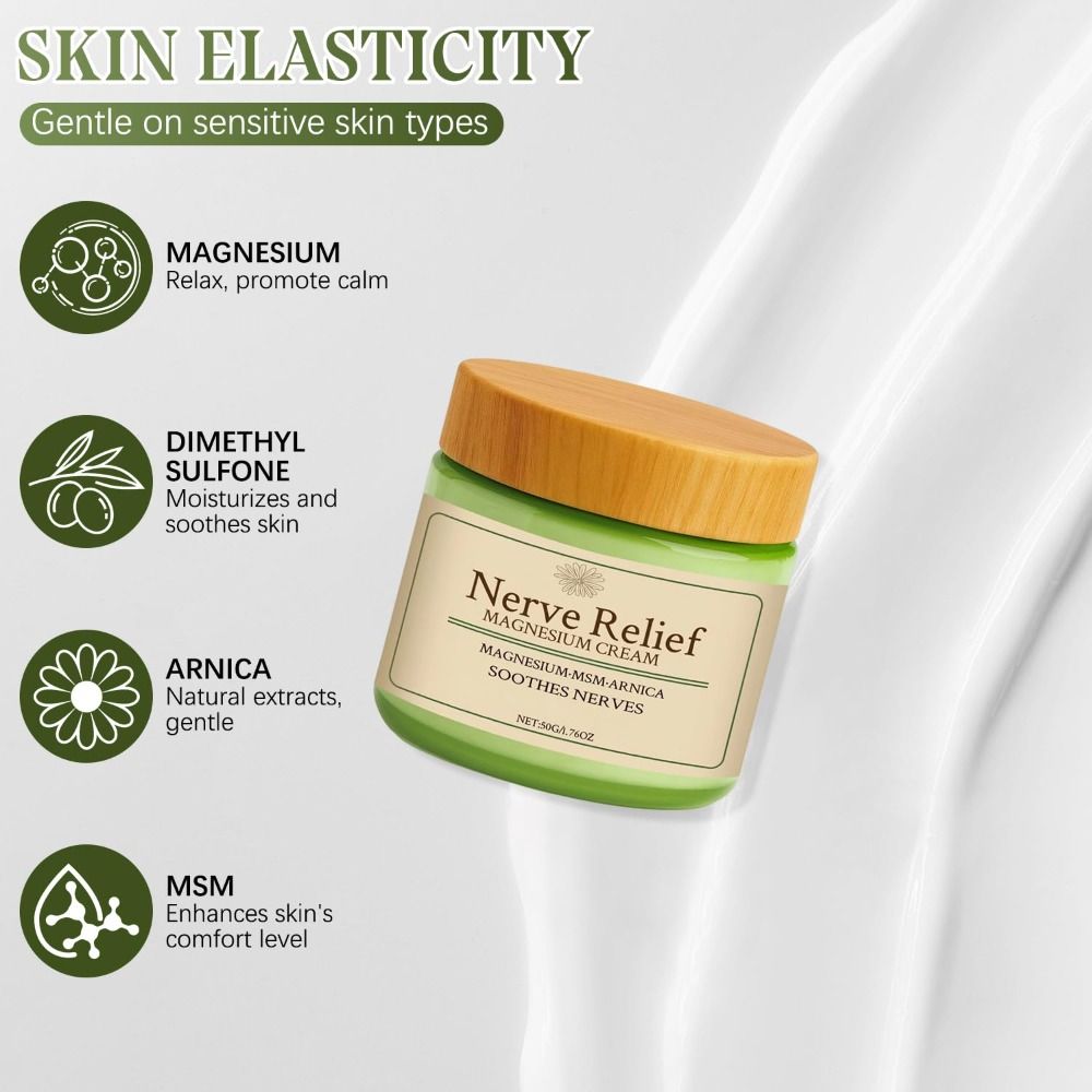 Skincare Ingredients - Crème au magnésium naturel avec MSM