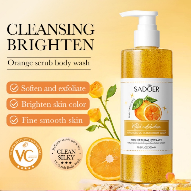 Skincare Ingredients - Gel douche exfoliant pour le corps