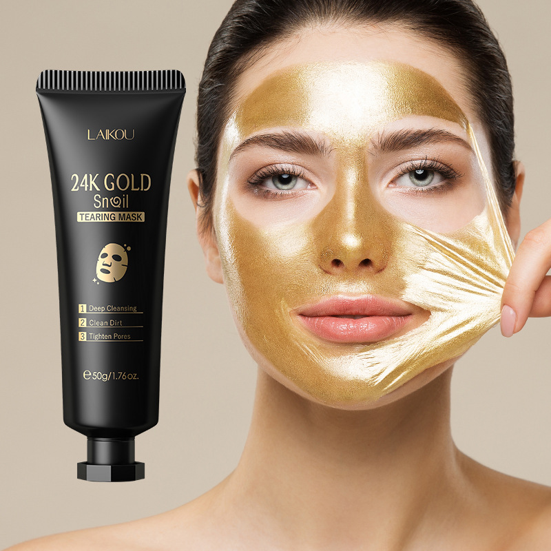 Snail Cream Gel - LAIKOU 24K or Sakura Peeling masque