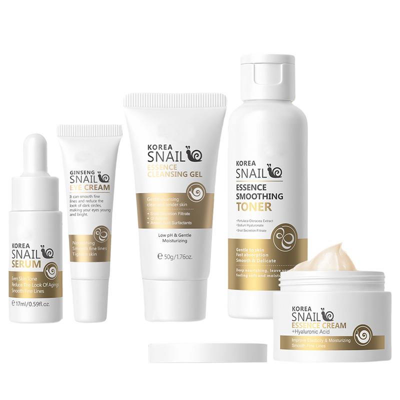 Kit de soins pour la peau au c - Snail Cream Gel avis et prix