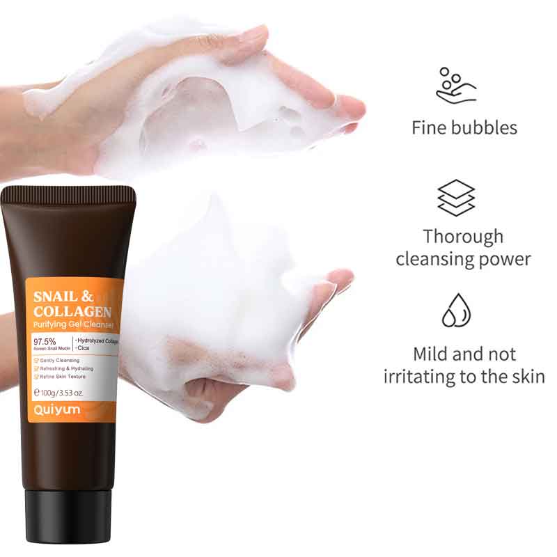 Nettoyant Visage au Collagène  - Snail Cream Gel avis et prix