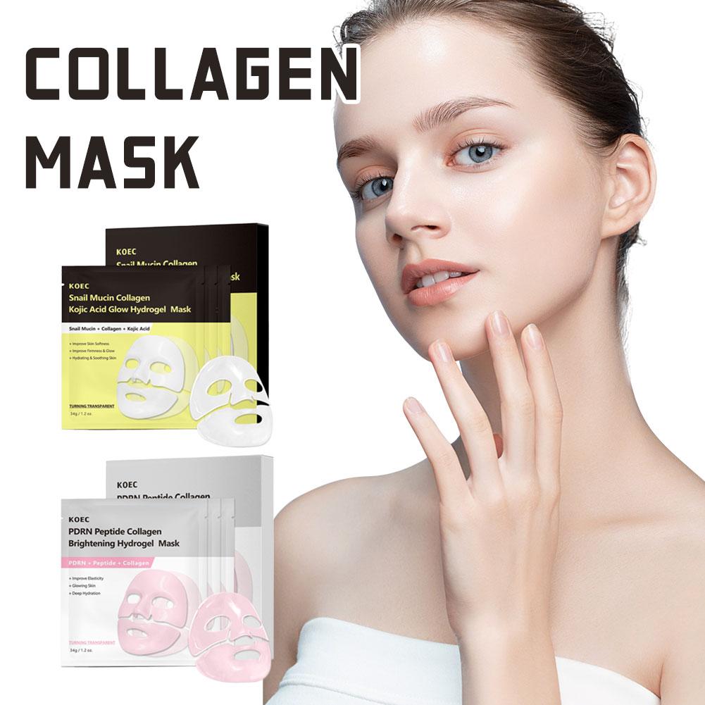 Masque facial en hydrogel au b - Snail Cream Gel avis et prix