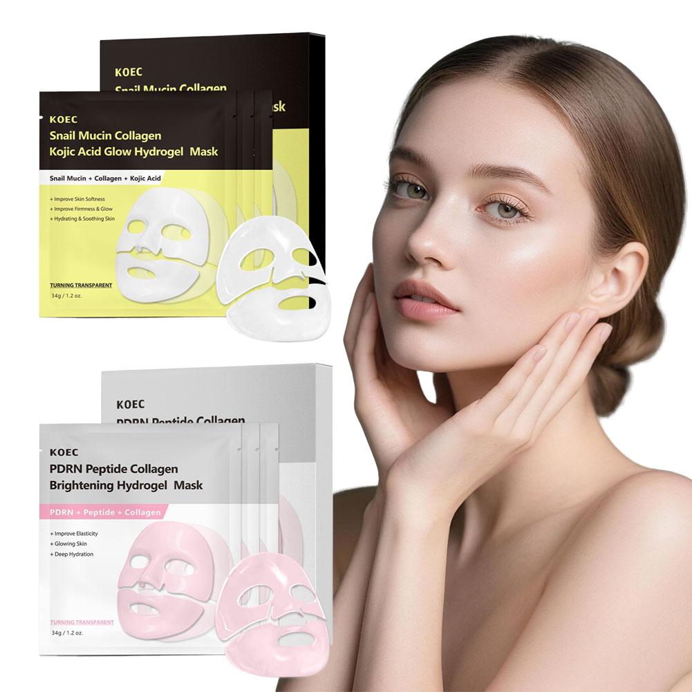 Masque facial en hydrogel au b - Snail Cream Gel avis et prix