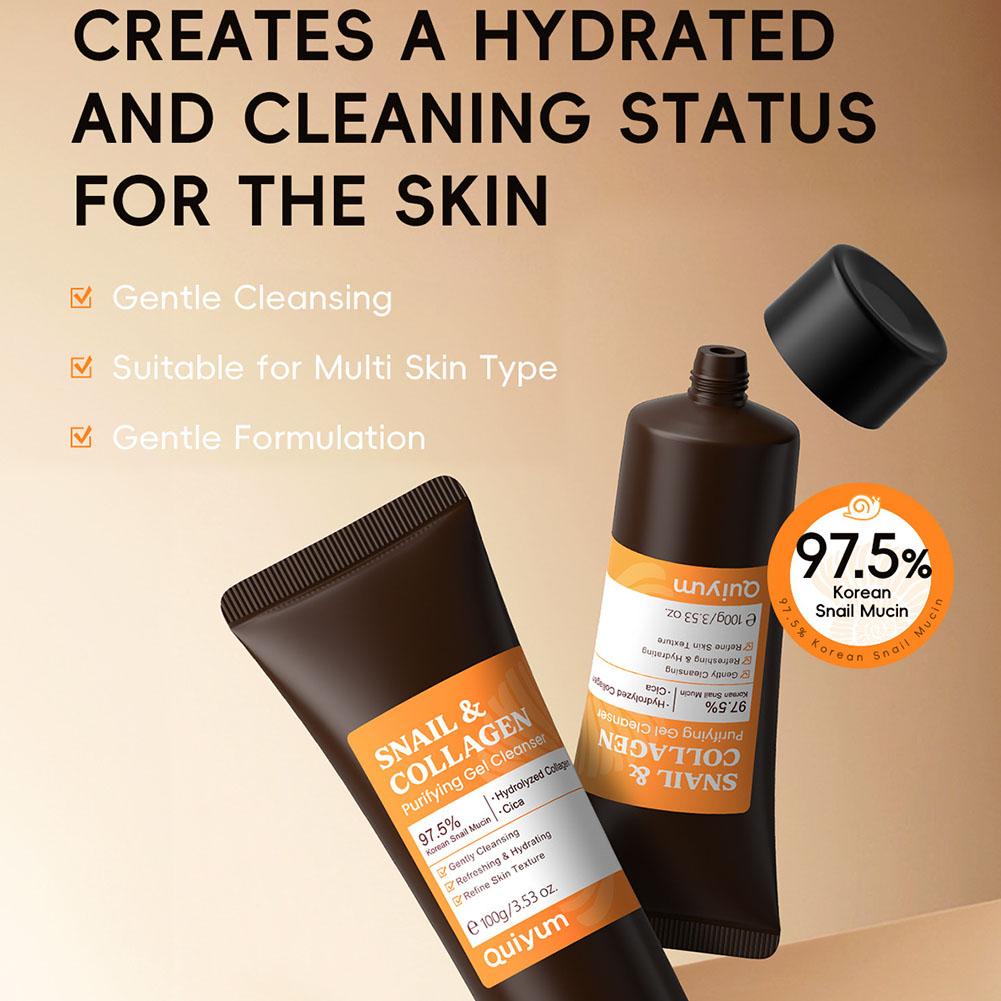 Gel nettoyant au collagène d'e - Snail Cream Gel avis et prix