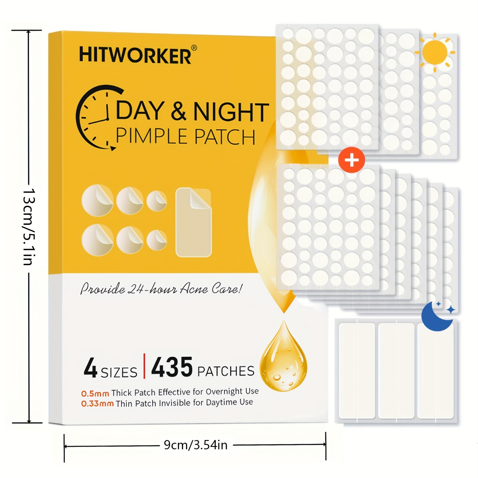435 patchs transparents contre - Skincare The Originote avis et prix